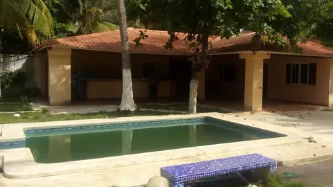 El rancho en la playa Metalío, situado en Sonsonate.