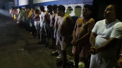 Parte de los capturados en la operación Arpón. Foto: PNC