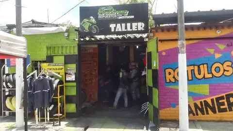 Se allanaron ocho talleres en distintos puntos de San Salvador.