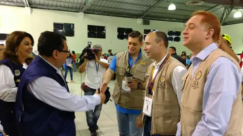 Observadores internacionales han seguido muy de cerca el proceso electoral.