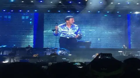 Baile, canto e interacción, fueron claves en este show.