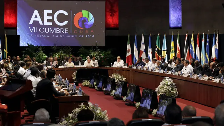 Presidente Salvador Sánchez Cerén en disertación Cumbre del Caribe