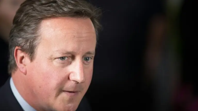 <p>El primer ministro británico, David Cameron, habla en Cardiff, Reino Unido, el 15 de junio de 2016</p>