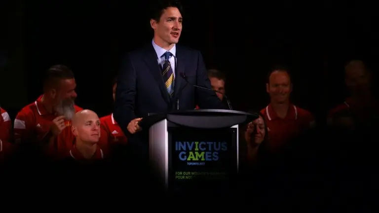 <p>El primer ministro de Canadá Justin Trudeau en Toronto el 2 de mayo de 2016</p>