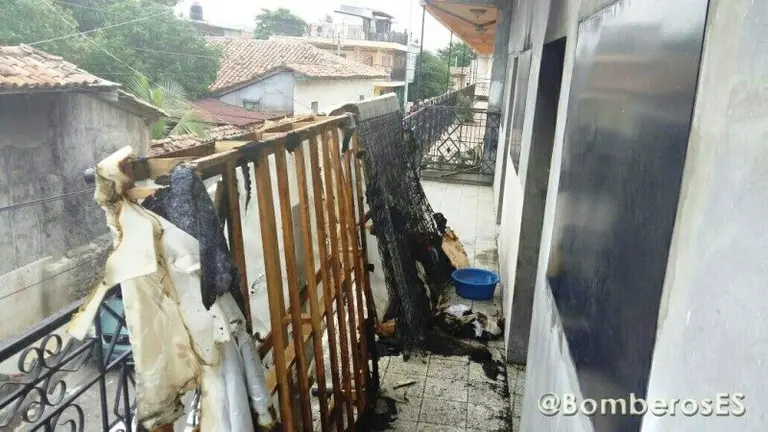 Incendio en Santa Rosa de Lima