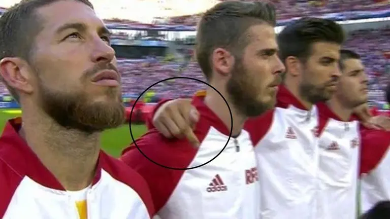 Gesto de Piqué