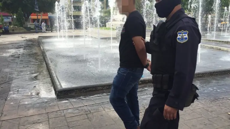 Capturado en el centro