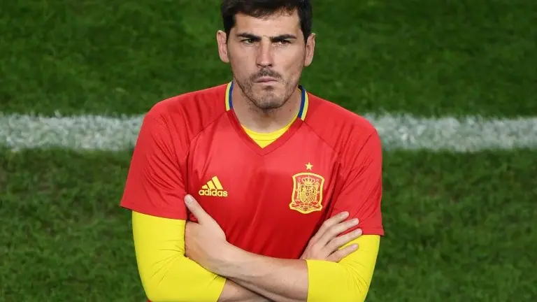 <p>El portero español Iker Casillas durante un partido de su seleccionado ante Croacia por la Eurocopa, el 22 de junio de 2016, en Burdeos (Francia)</p>