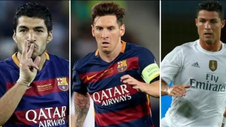 Suárez, Messi, Ronaldo