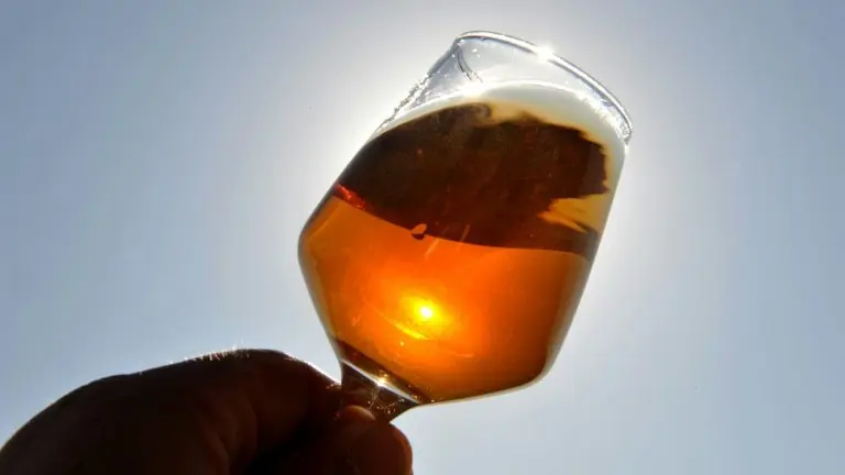 Una copa de alcohol en 2011 en Francia