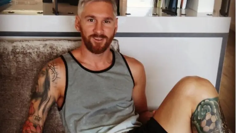 Messi platinado