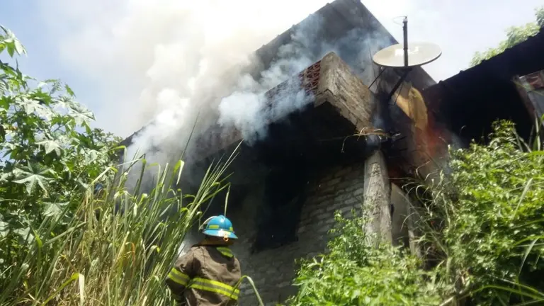 incendio colonia La Chacra