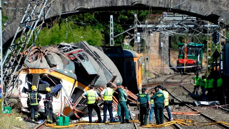 Accidente de tren España