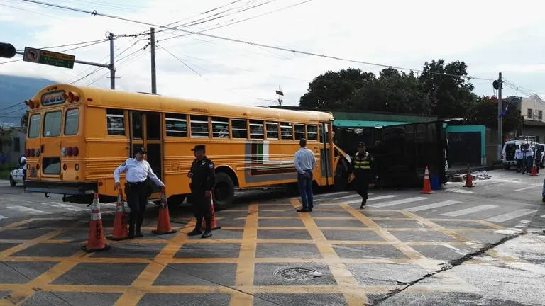 accidente de tránsito en Santa Tecla