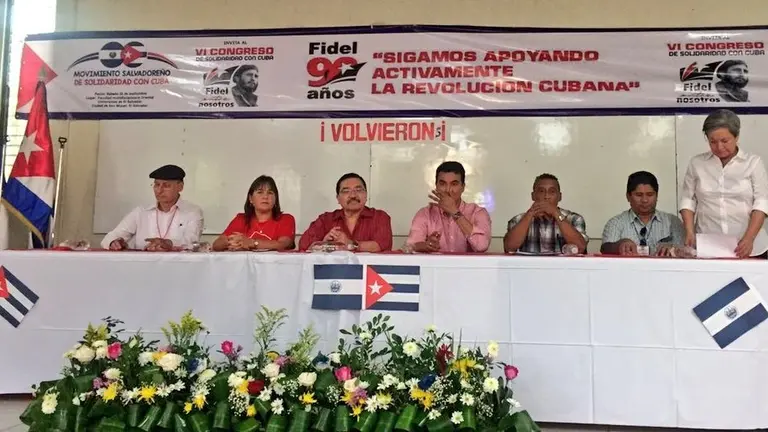 mesa solidarios con cuba
