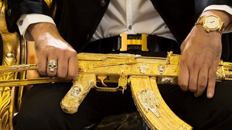 Armas de narcotraficante