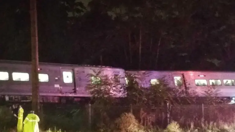 Tren descarilado