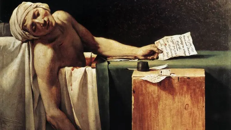 Marat fue uno de los iconos de la Revolución Francesa.