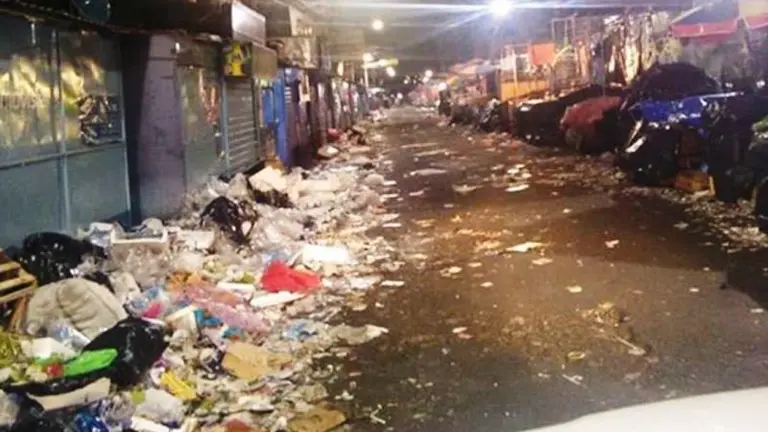 Basurero del centro de San Salvador