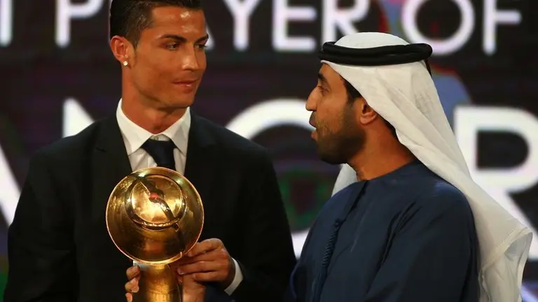 Cristiano Ronaldo ganó el Globe Soccer Awards