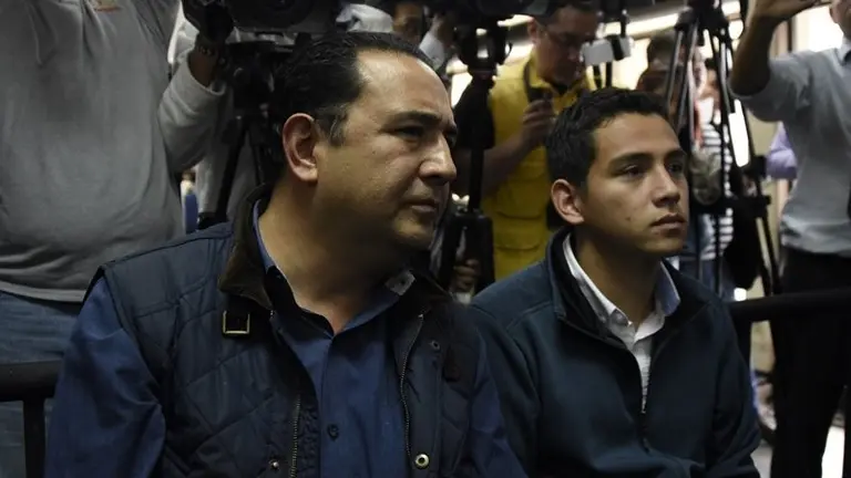 Hermano e hijo de Jimmy Morales