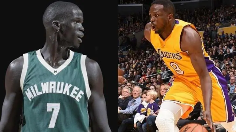 Thon Maker y Luol Deng