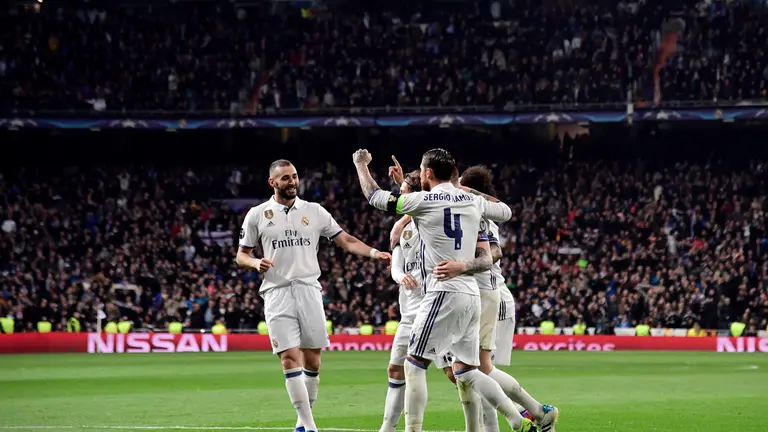Real Madrid ganó 3-1 al Nápoles en la ida de los octavos de final de la Champions.