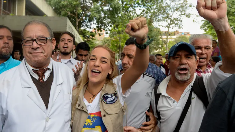 Lilian Tintori, esposa de Leopoldo López