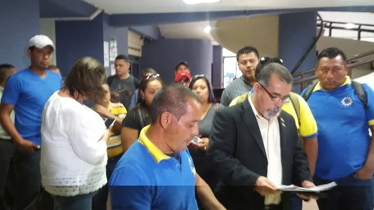 Trabajadores Alcaldía Santa Ana