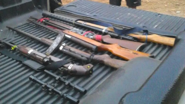 armas decomisadas en san alejo
