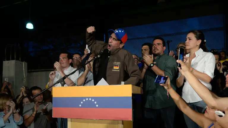 Henrique Capriles, líder de la oposición de Venezuela