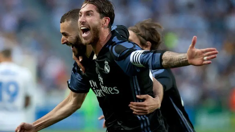 Sergio Ramos y Karim Benzema