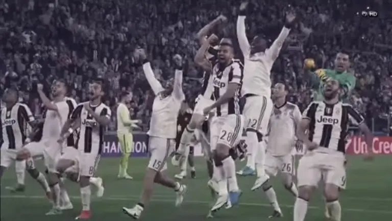 Celebracion de la Juventus
