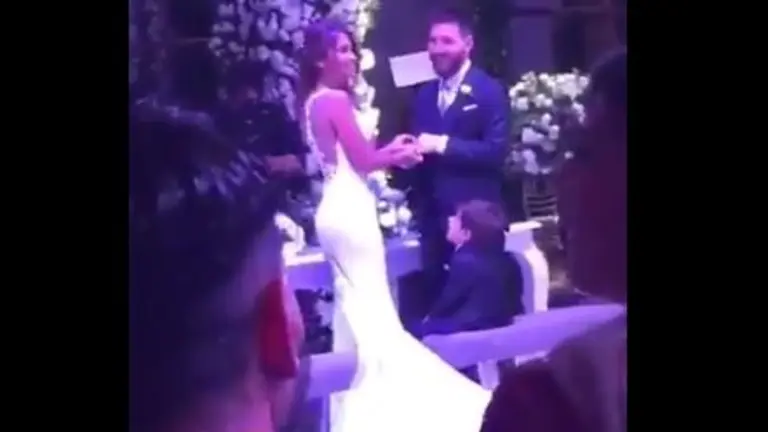 La boda de Messi