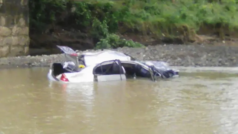 Accidente en puente Melara