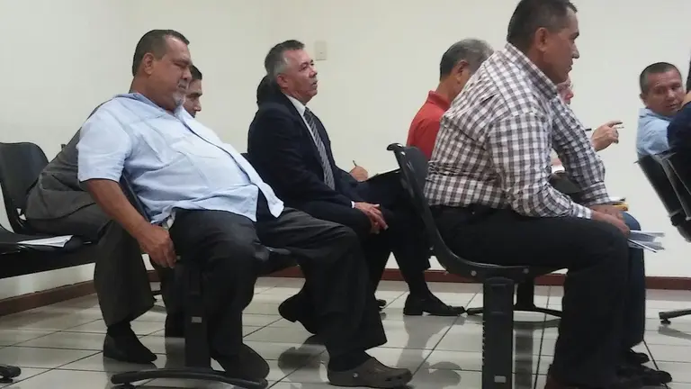 Raúl Mijango durante audiencia