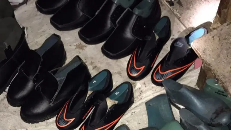 Allanamiento en zapateria