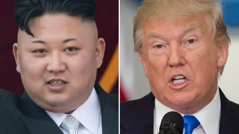 Kim Jong-Un y Donald Trump