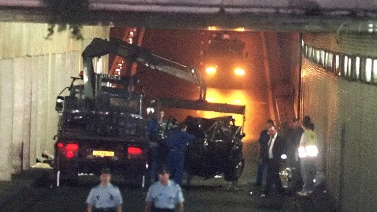 (FILES) This file photo taken on August 31, 1997 shows shows the wreckage of the car that Britain's Diana, Princess of Wales was travelling in along with Dodi Al-Fayed, in the Alma Tunnel in Paris.
The 1997 car crash that killed Britain's Princess Diana spawned a host of conspiracy theories, but evidence that it was an accident only grows stronger, bolstered by new revelations about the history of the vehicle. A book titled "Qui a Tue Lady Di?" (Who Killed Lady Di?), published in May, revealed that the Mercedes 280 had a previous owner and had been stolen twice before the fateful night of August 31, 1997, when Diana was killed along with her new Egyptian lover Dodi Al-Fayed. / AFP PHOTO / PIERRE BOUSSEL