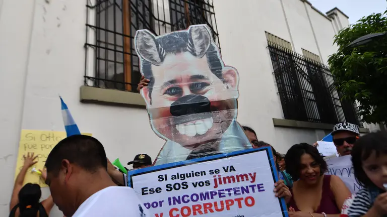 Protestas en Guatemala contra Jimmy Morales