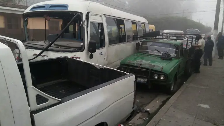 Accidente en Tecla