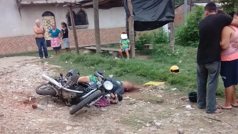 Policía asesinado en San Vicente