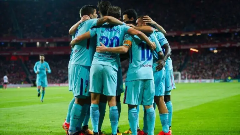 Jugadores del Barcelona