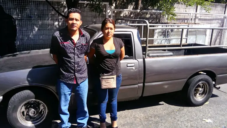 Detenidos por robo de vehículo