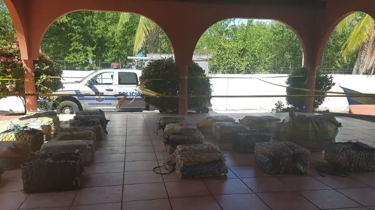 Droga incautada en Acajutla