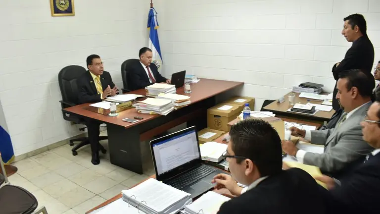 Audiencia contra Elmer Charlaix