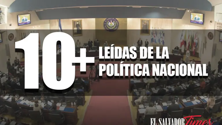 10 MAS LEIDAS EN LA POLITICA NACIONAL