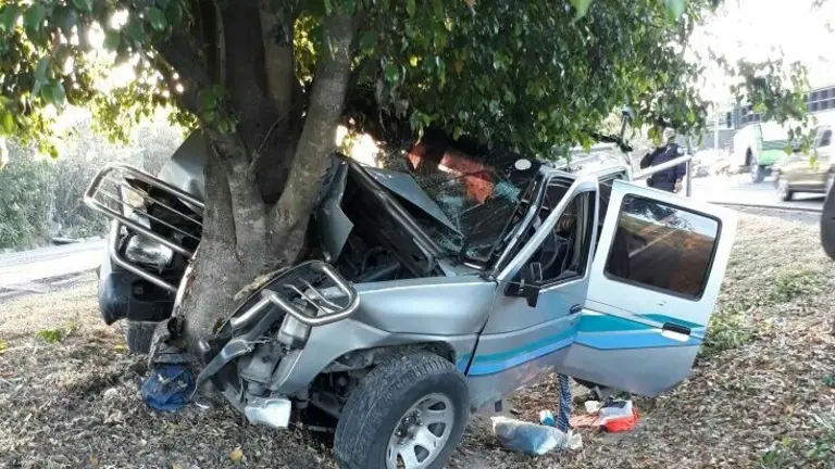 Accidente en Santa Cruz Michapa