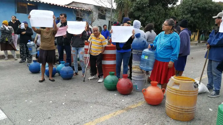 Agua protesta