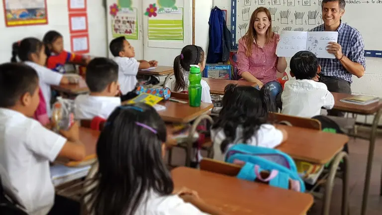 Calleja en escuela